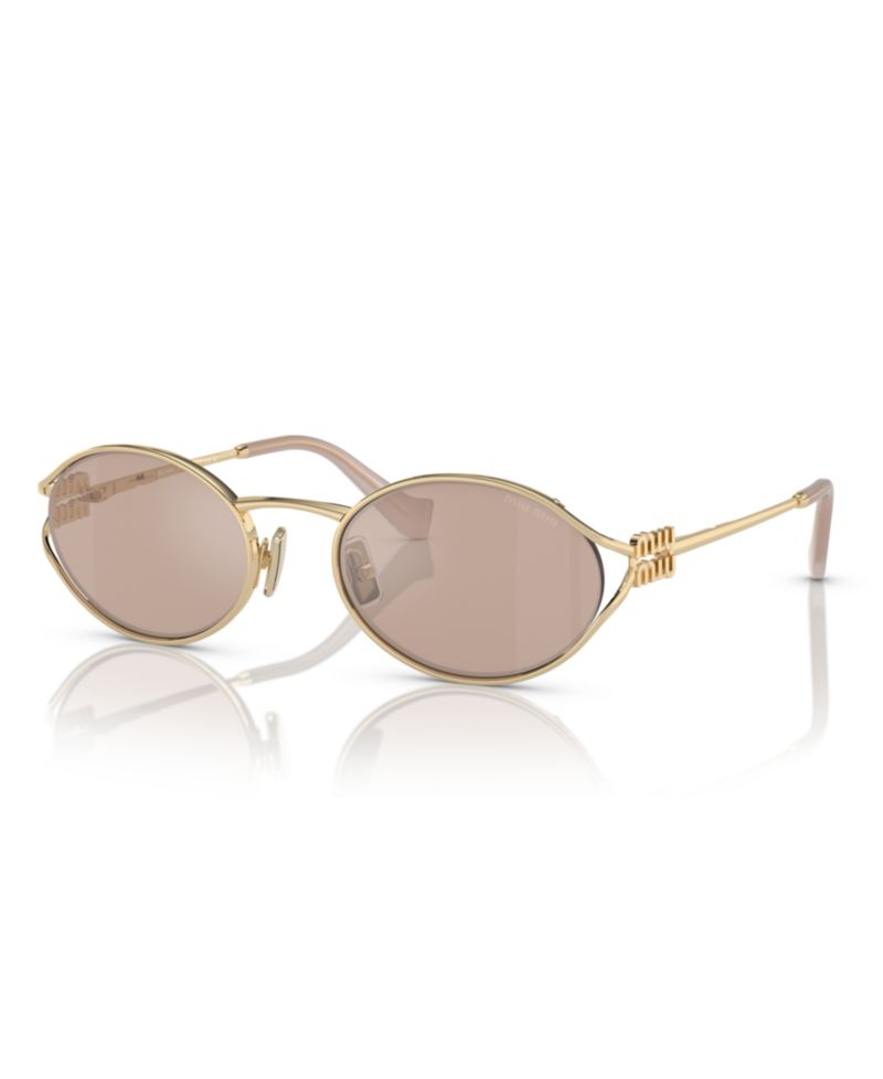 Women's Oval Metal Sunglasses, MU52YS