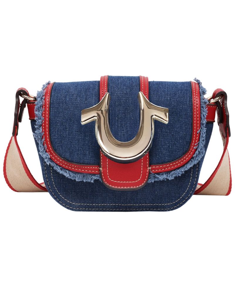 Women's Asher Frayed Edge Mini Flap Crossbody