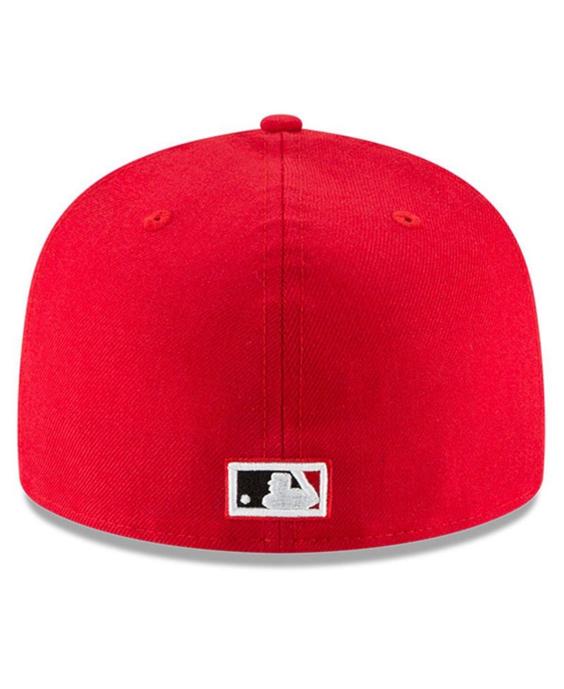 Men's Red Cincinnati Reds Cooperstown Collection Wool 59FIFTY Fitted Hat