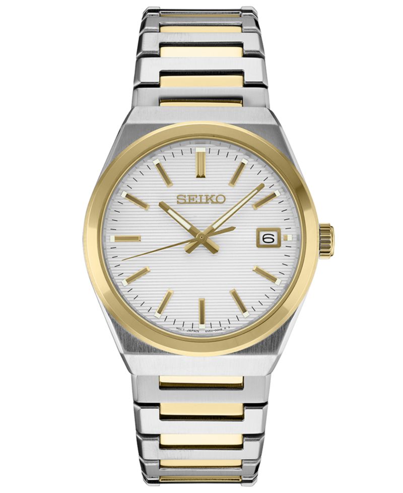 Men's Essentials Two-Tone Stainless Steel Bracelet Watch 39mm