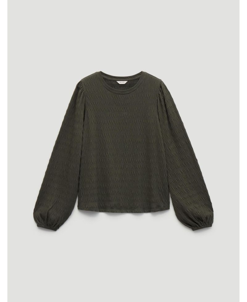 Women's Thalia Seersucker Jersey Top