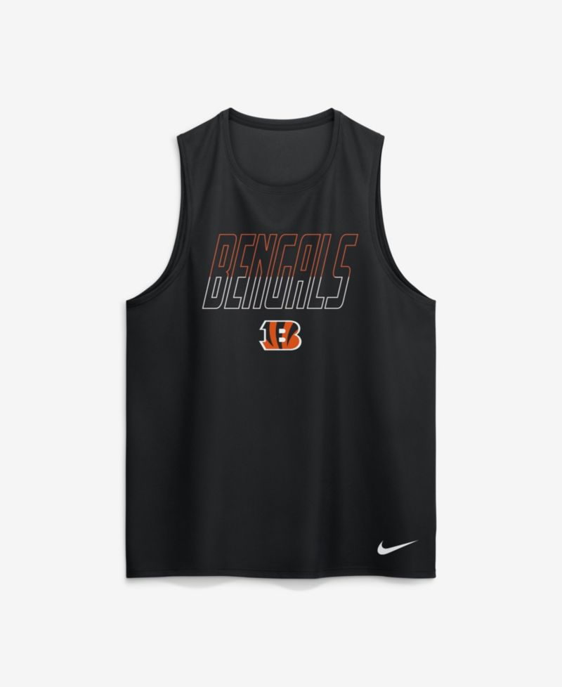 Men's Cincinnati Bengals Kickoff Miler Sleeveless Crewneck Tank Top