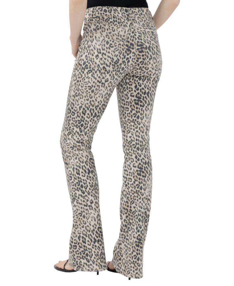 Women's Avery High-Waisted Leopard-Print Denim Jeans