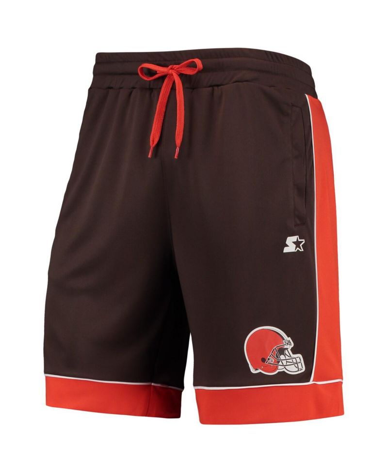 Men's Brown, Orange Cleveland Browns Fan Favorite Fashion Shorts