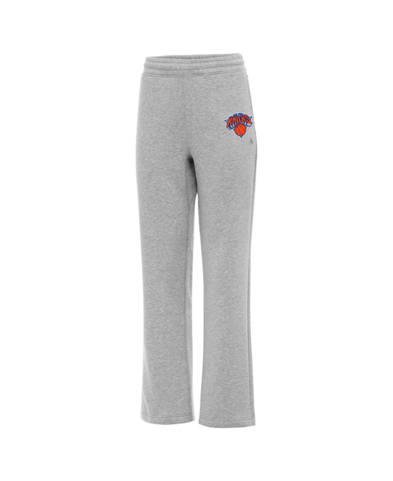 Women's Heather Gray New York Knicks Victory Sweatpants