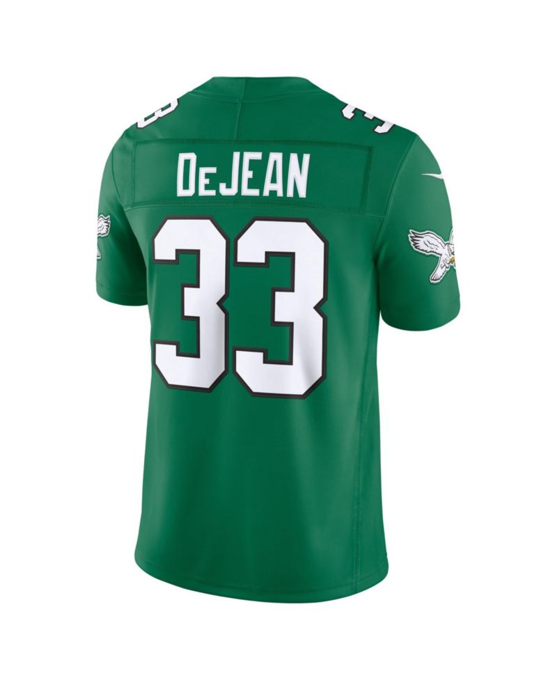 Men's Cooper DeJean Kelly Green Philadelphia Eagles Alternate Vapor F.U.S.E. Stitched Limited Jersey