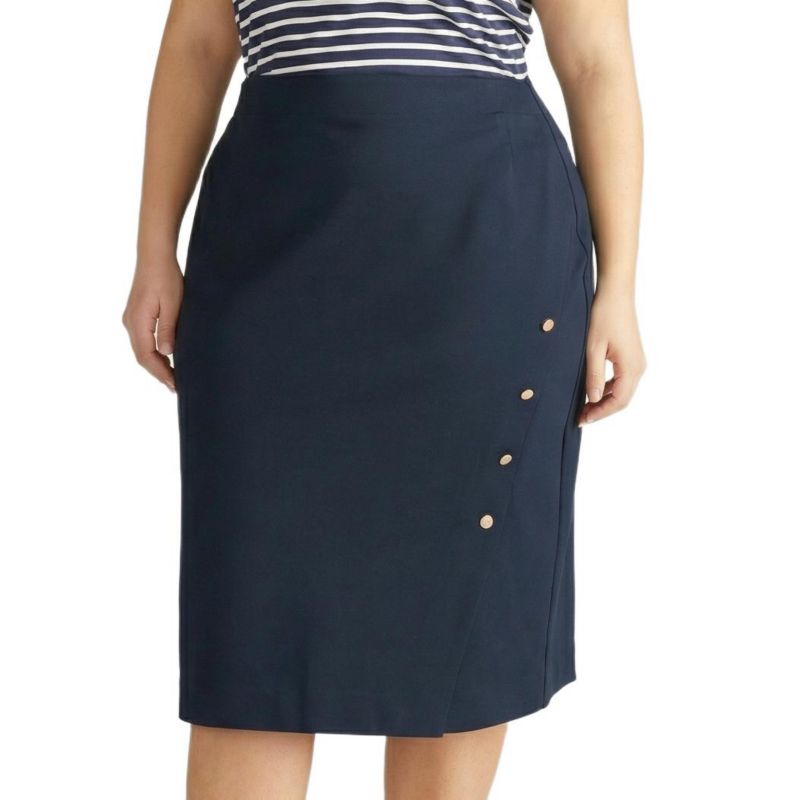 Plus Size Anya Ponte Skirt
