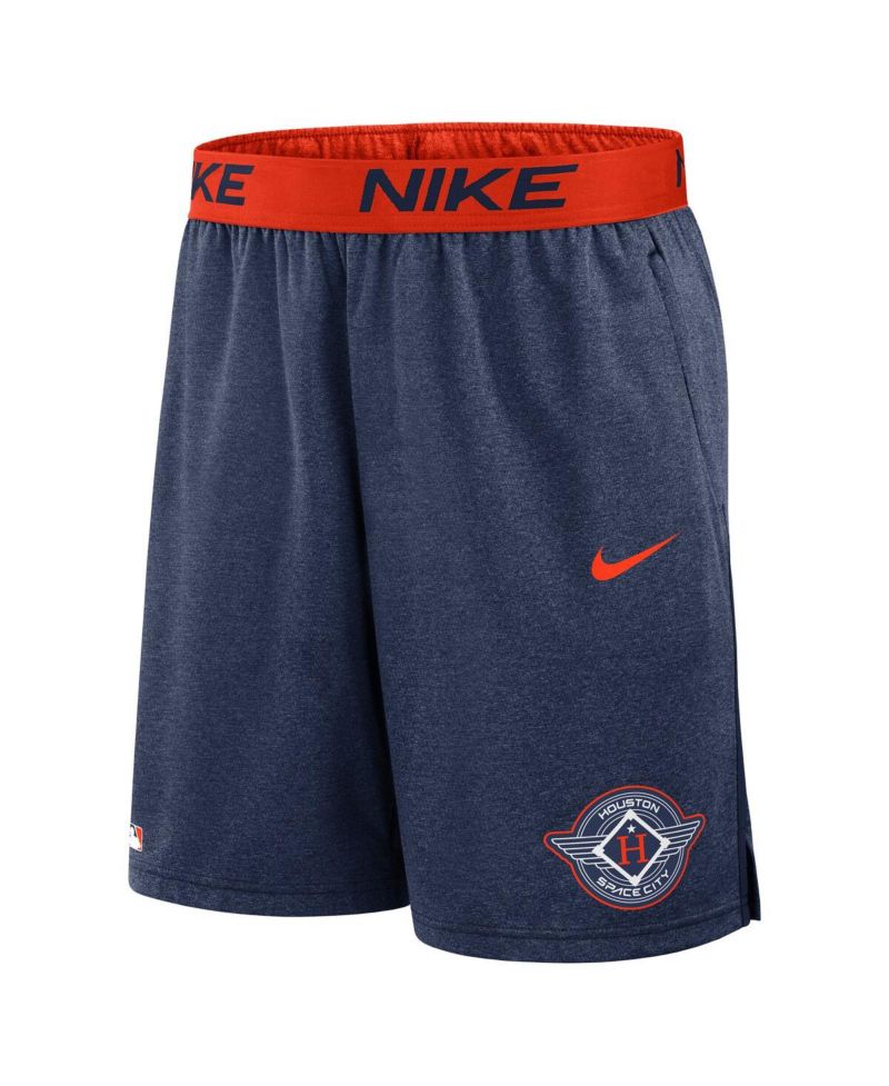 Men's Navy/Orange Houston Astros 2025 City Connect Authentic Collection Knit Shorts