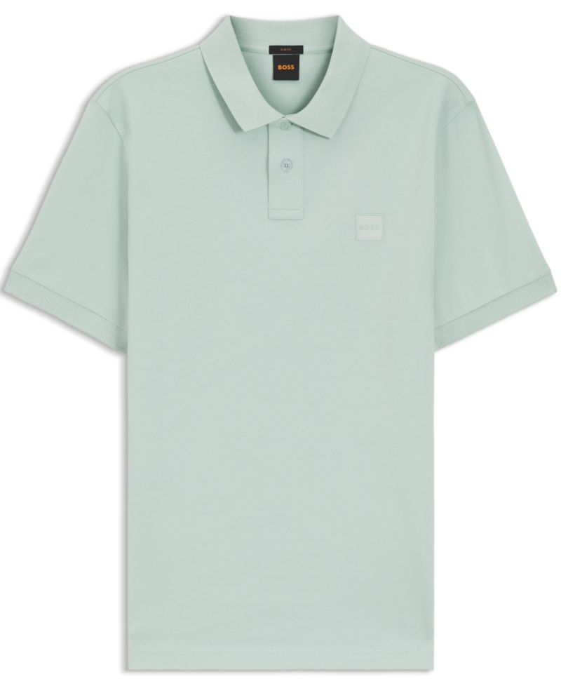 Men's Stretch-Cotton Slim-Fit Passenger Polo Shirt