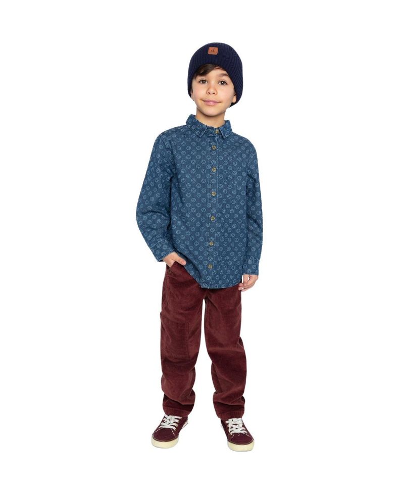 Boys' (6-12) Chambray Shirt