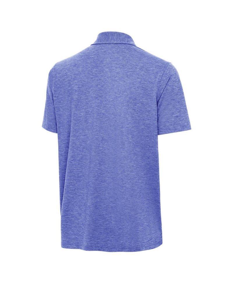 Men's Heather Royal Los Angeles Dodgers Back-to-Back World Series Champions Par 3 Polo Shirt