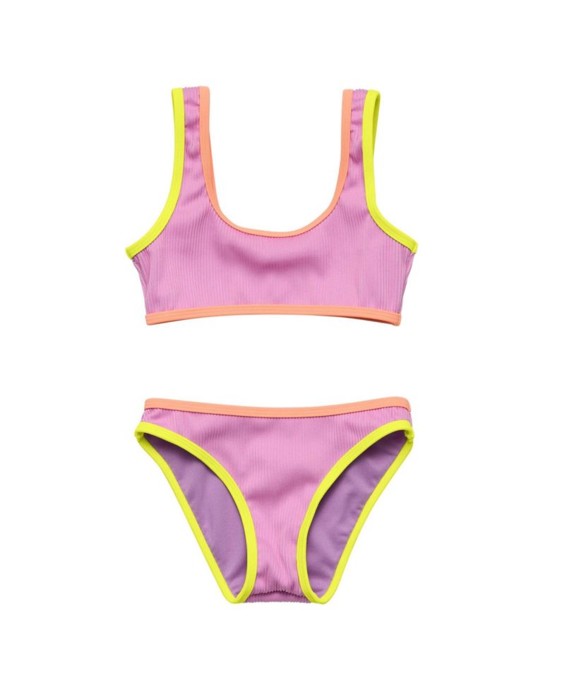 Big Girls Vacay Pop Recycled Crop Bikini