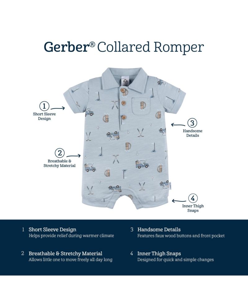 Baby Boys Polo Golf Romper