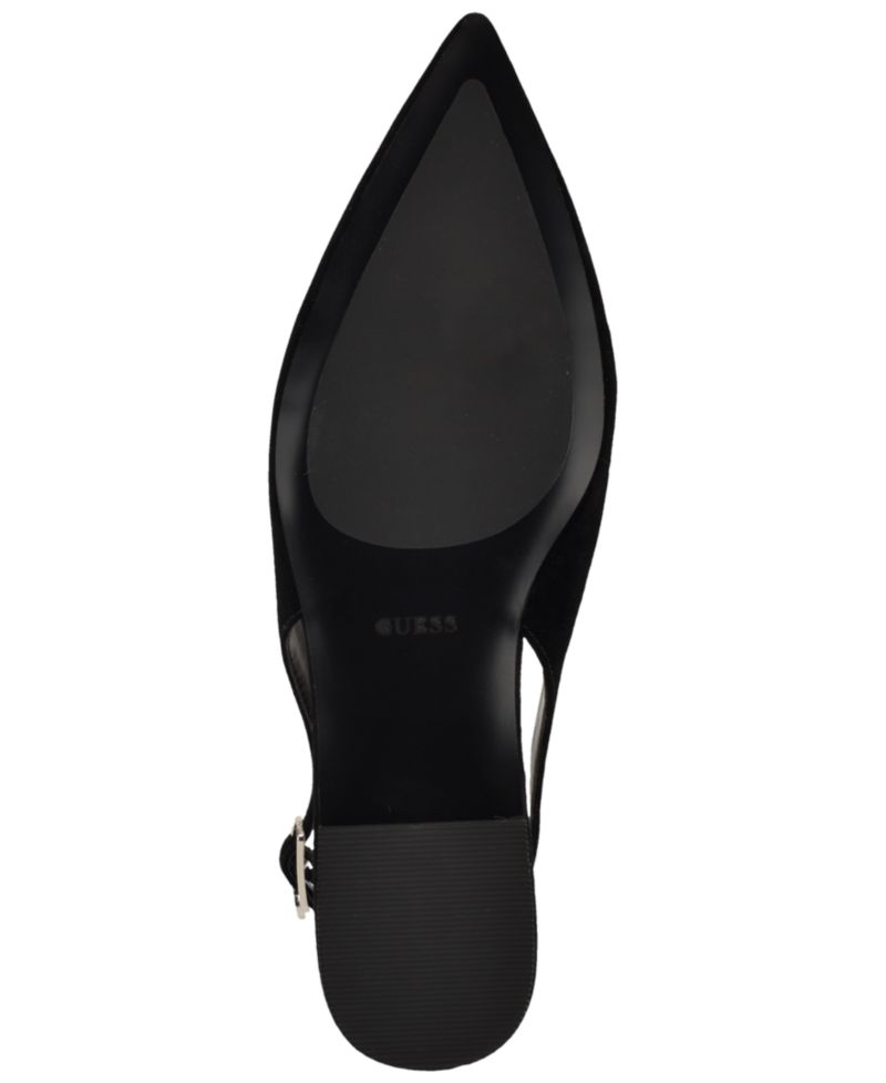 Womens Dorazio Suede Pointed Toe Slingback Flats