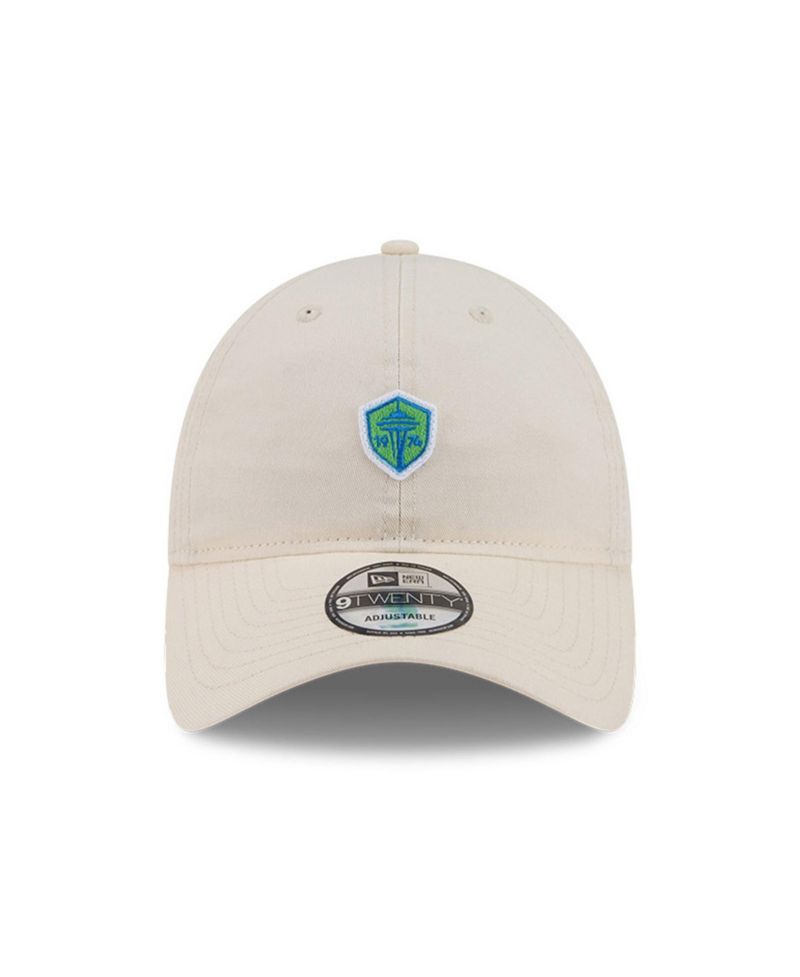 Men's Beige Seattle Sounders FC Micro Team Logo 9TWENTY Adjustable Hat