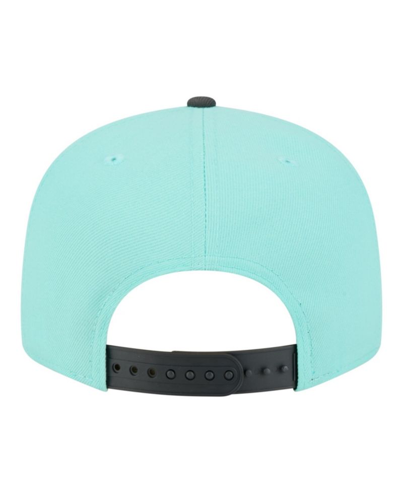 Men's Turquoise/Charcoal Detroit Tigers Two-Tone Color Pack 9FIFTY Snapback Hat