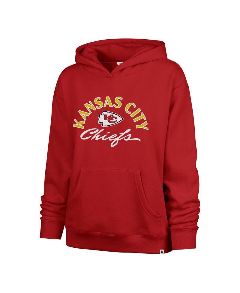 Women's Red Kansas City Chiefs Plus Size Whirlwind Naomi Hoodie