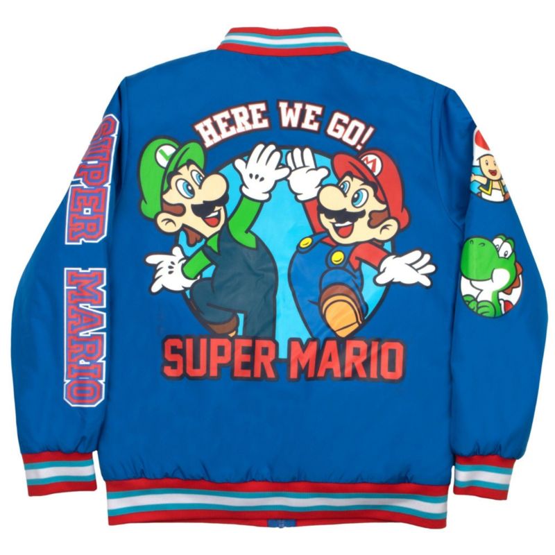 Boys Super Luigi Bomber Jacket