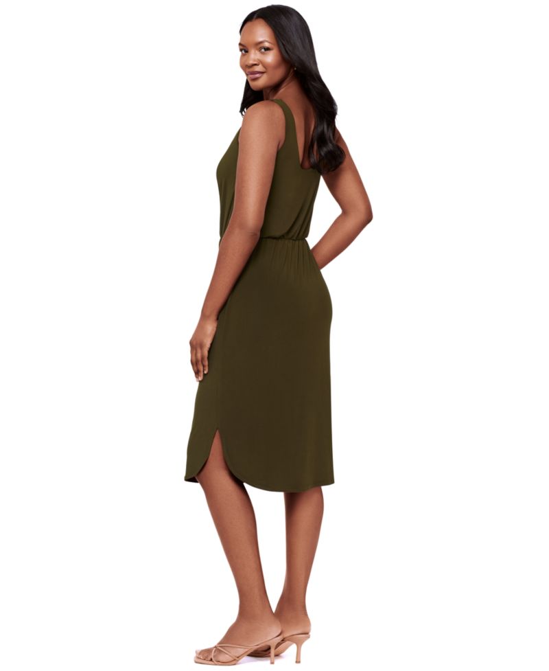 Women's V-Neck Sleeveless Shaping Dress