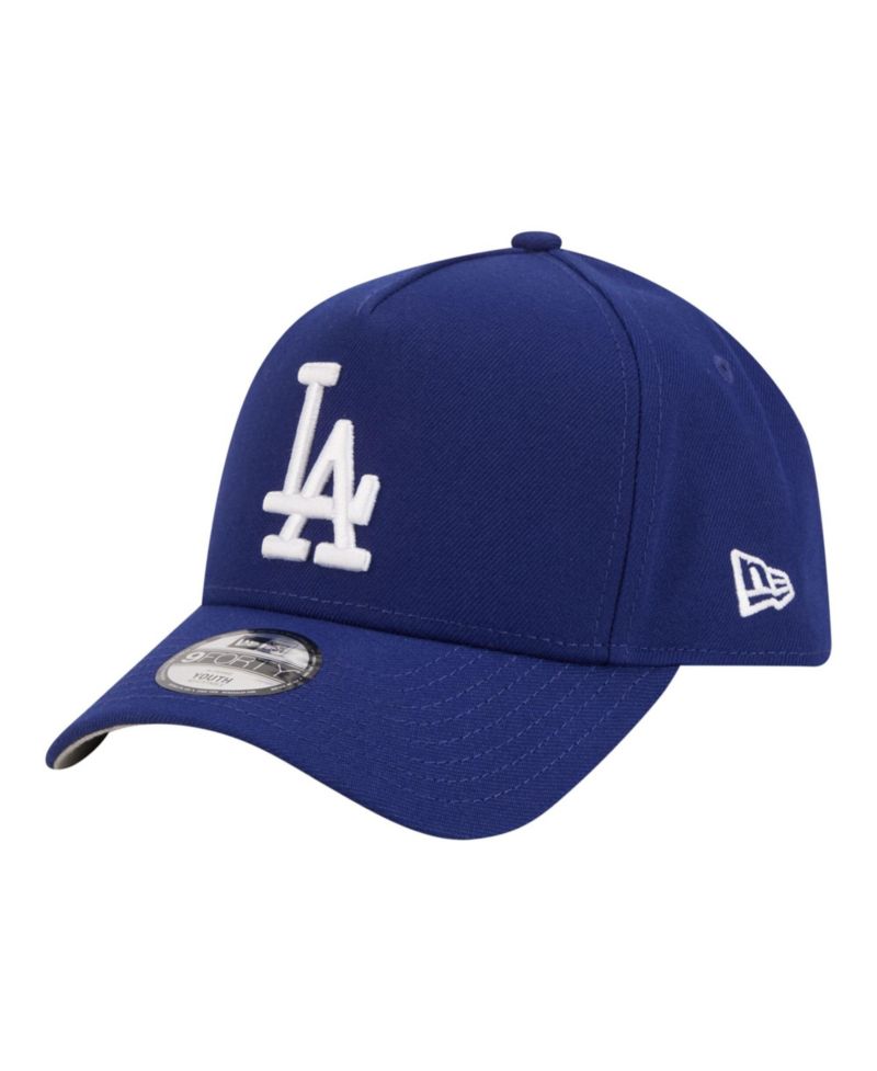 Big Boys and Girls Royal Los Angeles Dodgers 9FORTY A-Frame Adjustable Hat