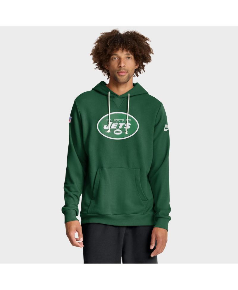 Men's Green New York Jets Sideline Standard Issue Alt 2 Dri-FIT Hoodie