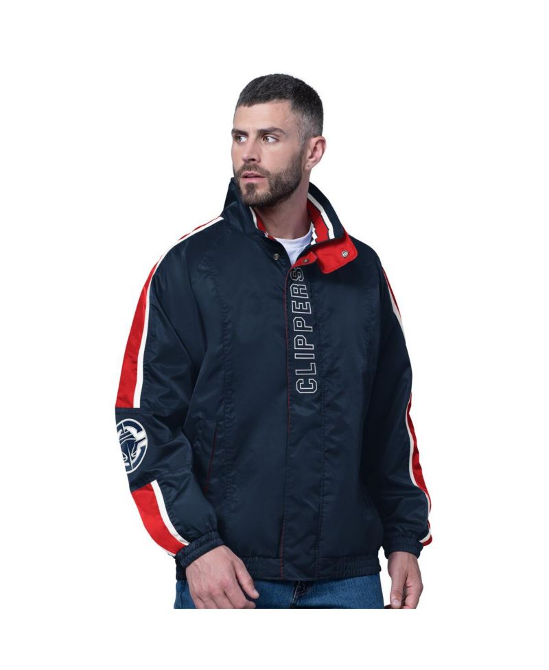 Men's Navy LA Clippers Freestyle Lightweight Full-Zip Jacket