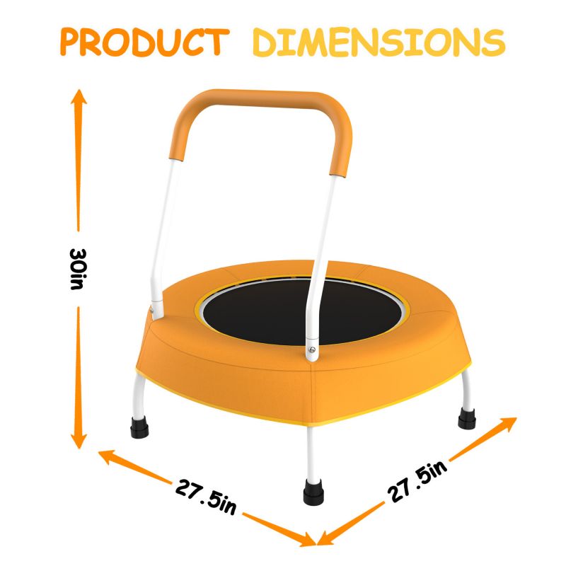 Streamdale Toddler Trampoline with Handle for Ages 1+