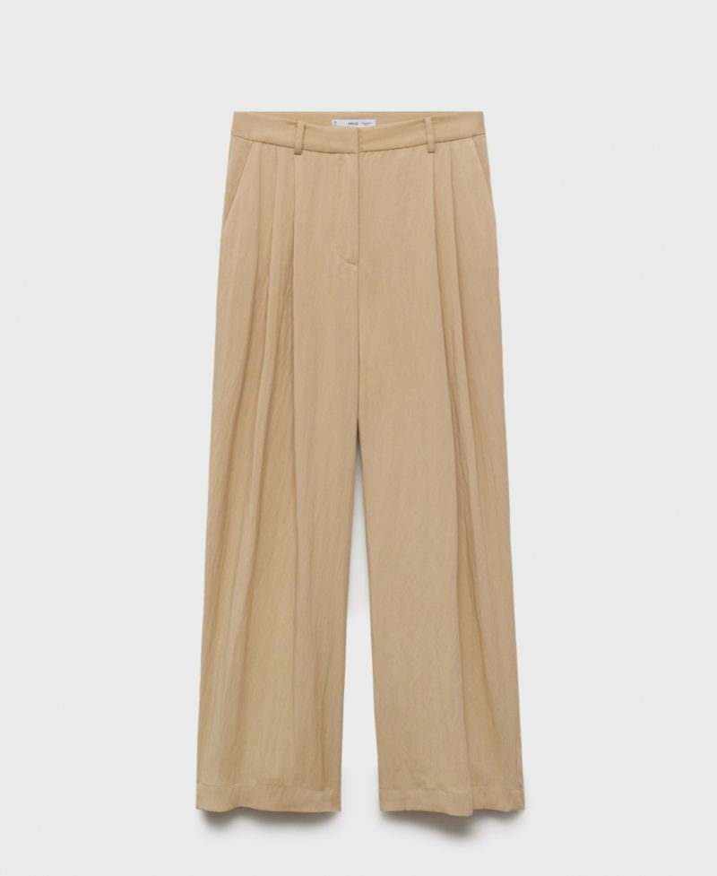 Women's Straight Mid-Rise Suit Pants