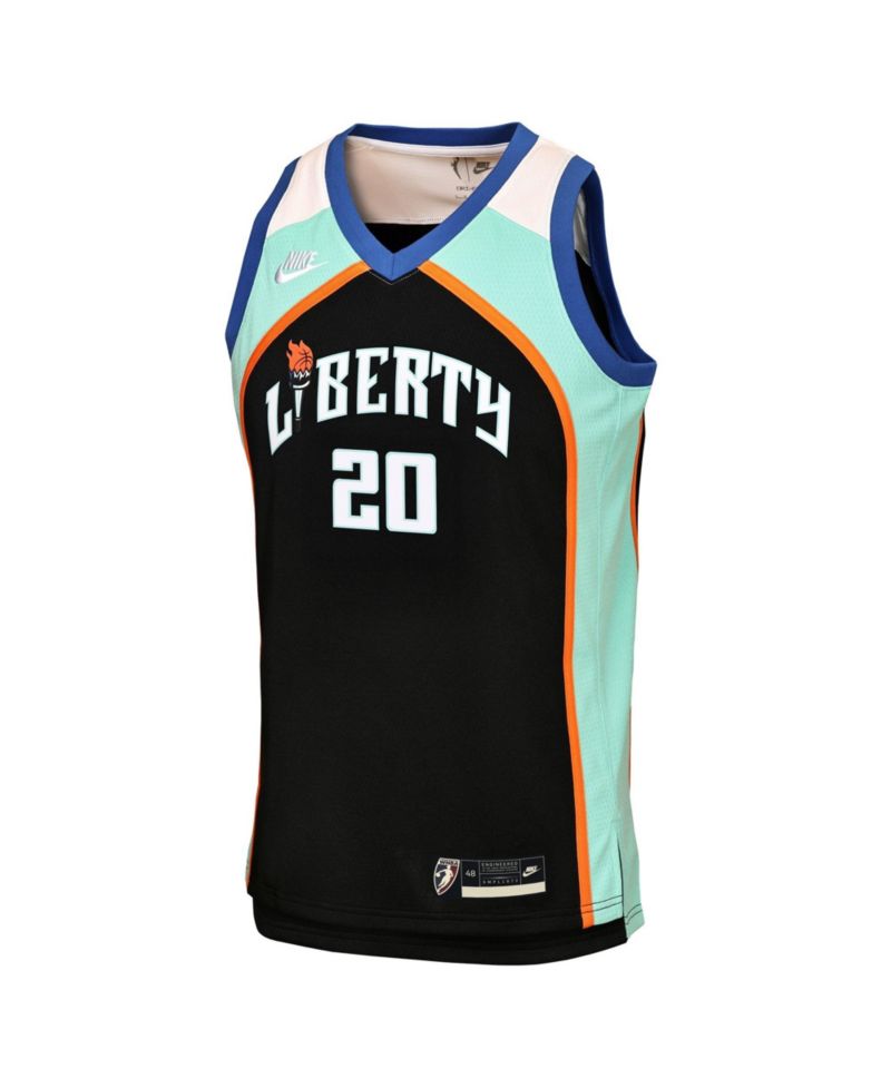 Big Boys and Girls Nike Sabrina Ionescu Black New York Liberty Victory Swingman Jersey - Court Origins