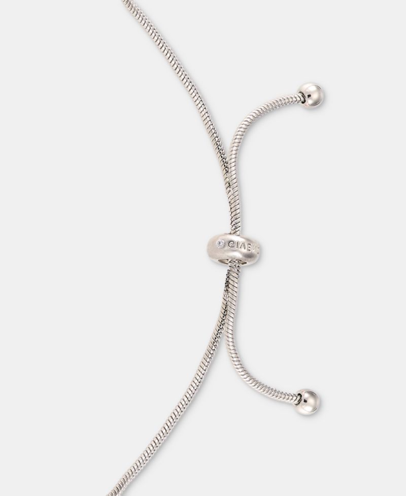 Crystal Beaded Slider Bracelet