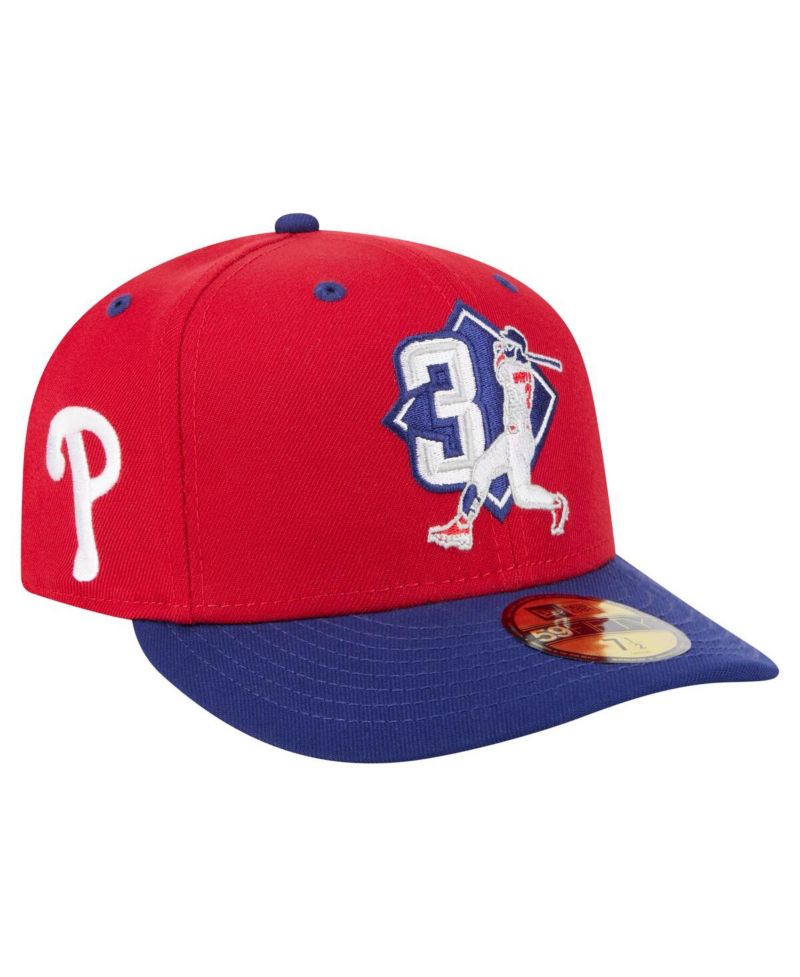 Men's Bryce Harper Red Philadelphia Phillies 59FIFTY Fitted Hat