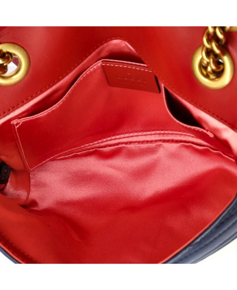 Small GG Marmont Flap Bag Matelasse Leather