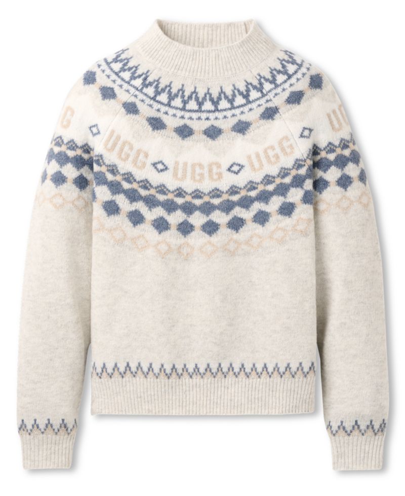 UGG Women's Braylee Uggisle Crewneck Sweater