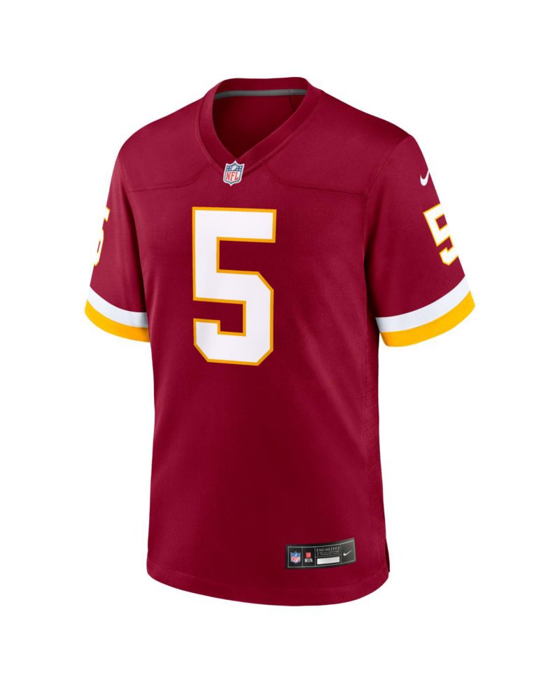 Men's Jayden Daniels Burgundy Washington Commanders Game Jersey