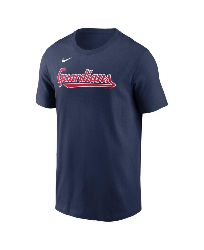 Men's Jose Ramirez Navy Cleveland Guardians Fuse Name & Number T-Shirt