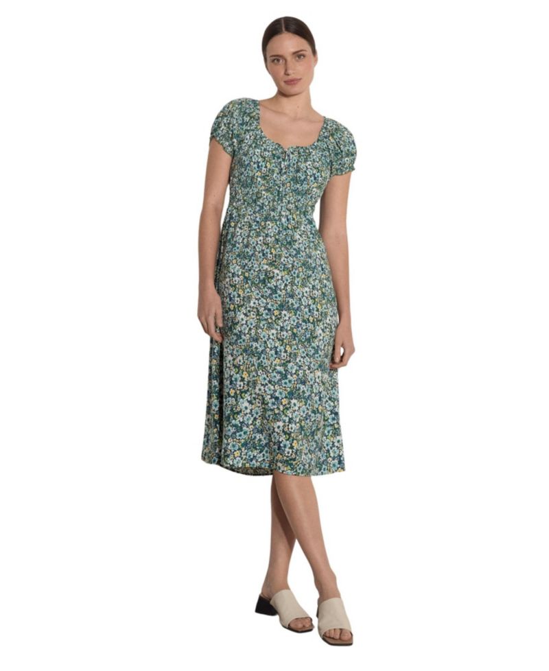 Women's Milkmaid Midi Dress