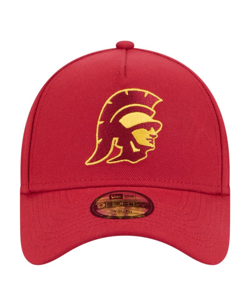 Big Boys and Girls Cardinal USC Trojans 9FORTY A-Frame Adjustable Hat