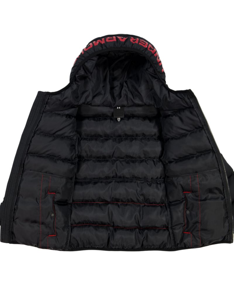 Boys' 8-20 Logo Full-Zip Puffer Hooded Jacket