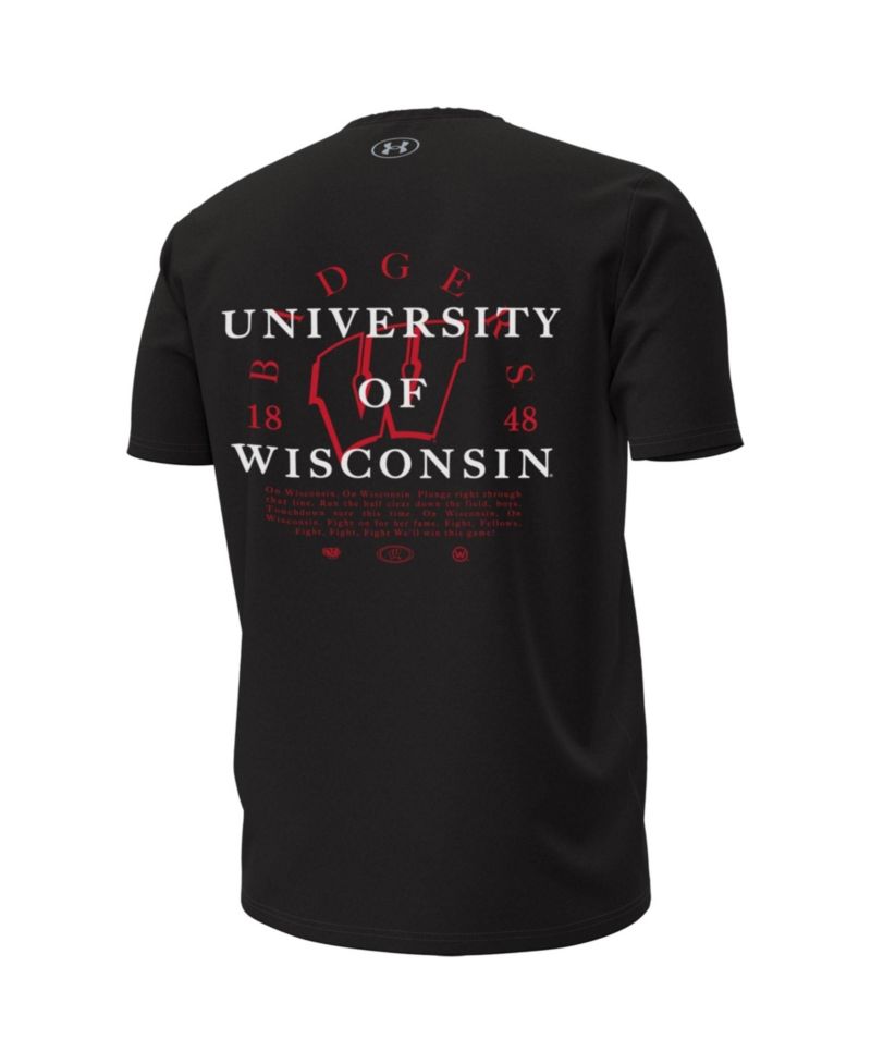 Men's Black Wisconsin Badgers 2026 Sideline Performance T-Shirt