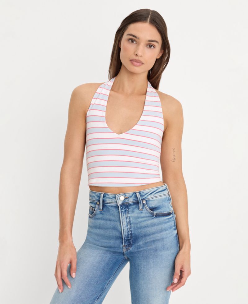 Women's Halter Neck Sleeveless Top