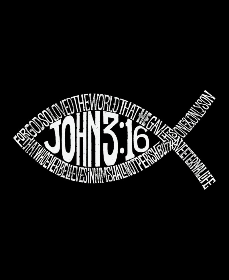 Men's Christian Bible Word Art Tank Top