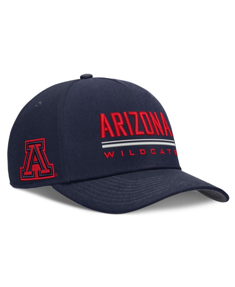 Men's Navy Arizona Wildcats 2026 Sideline Dri-FIT Rise Adjustable Hat