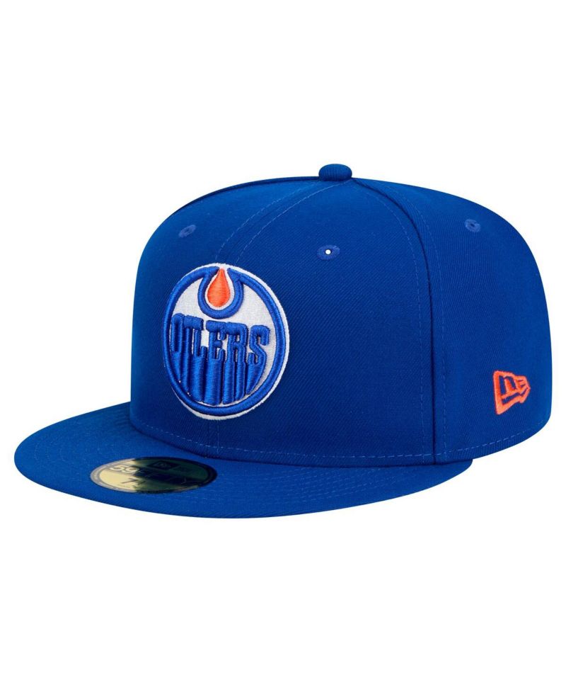 Men's Royal Edmonton Oilers Core 59FIFTY Fitted Hat
