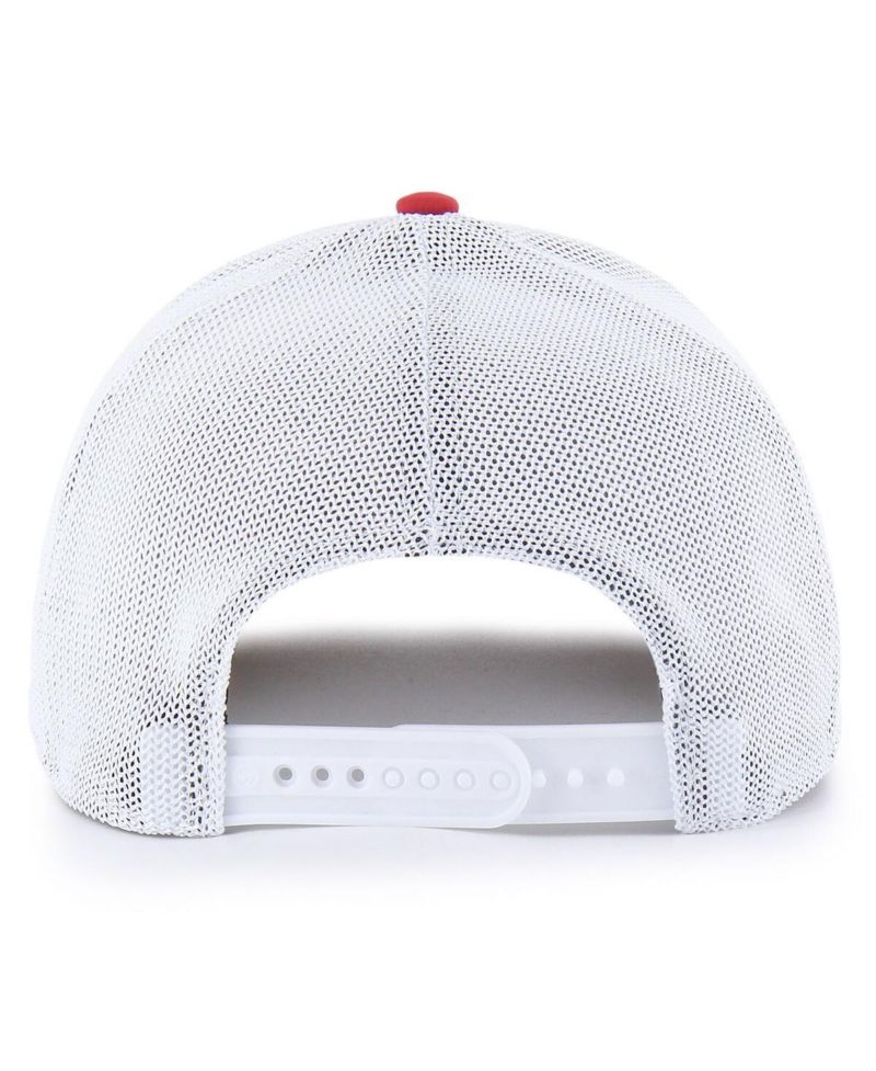 Men's Red Houston Cougars Rangefinder brrr Trucker Adjustable Hat