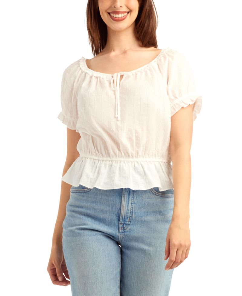 Women's Scoop Neck Novelty Top