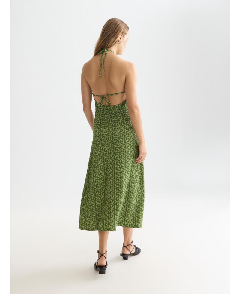 Women's Open-Back Midi Sundress
