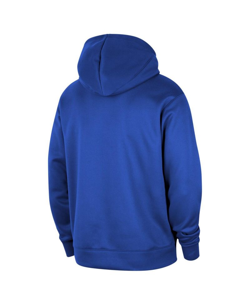 Men's Royal Milwaukee Bucks 2024/25 Spotlight On-Court Practice Performance Pullover Hoodie