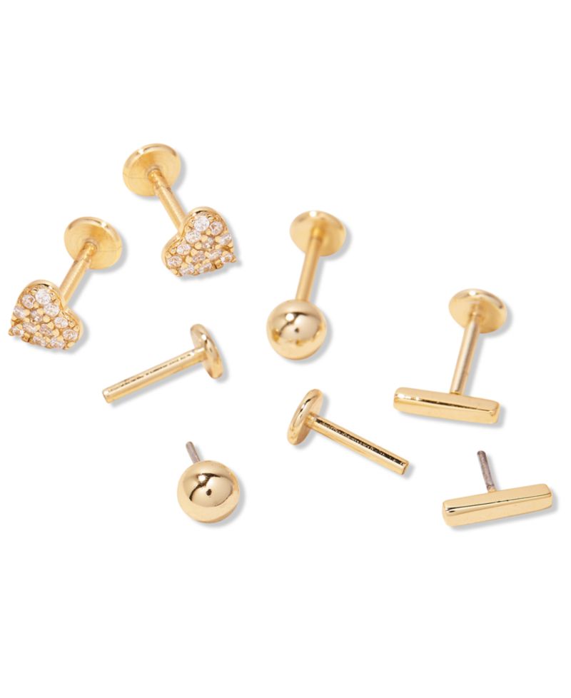 Zola Flat Back Earring Set