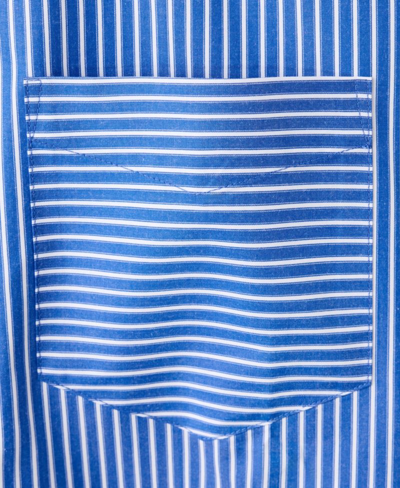 Women's Pocket Striped Crop Shirt