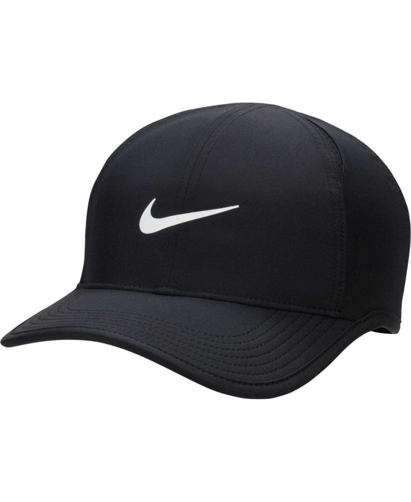 Men's and Women's Black Featherlight Club Performance Adjustable Hat